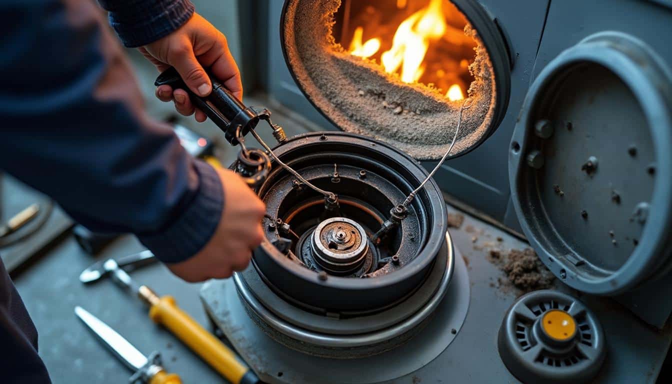 Illustration: Comprendre le fonctionnement d’un brûleur de chaudière à fioul