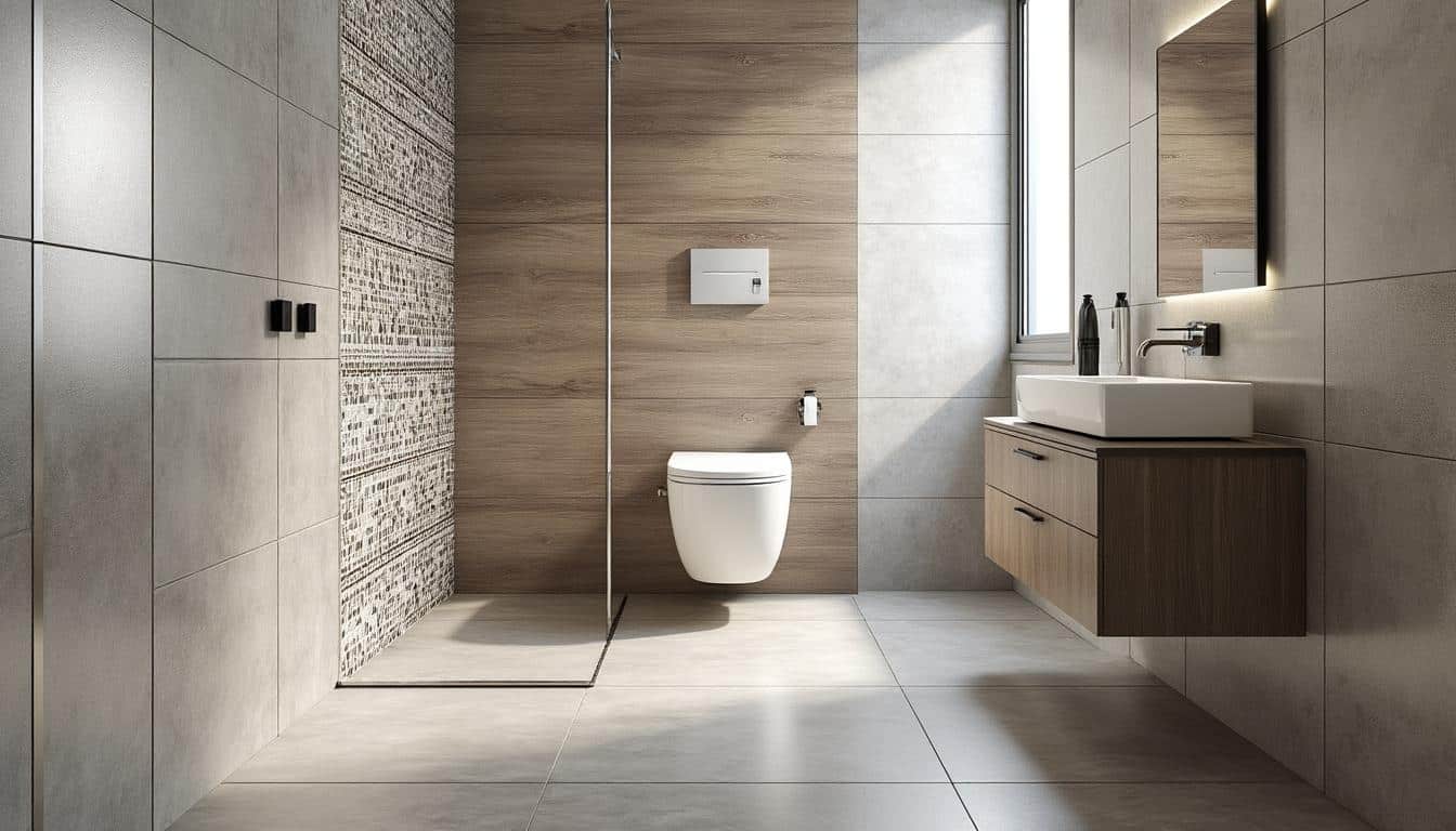 Illustration: Les différents types de carrelage à utiliser en WC