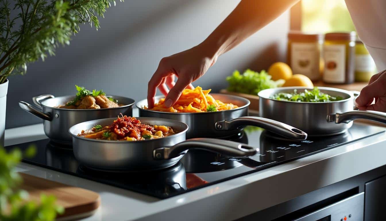 Illustration: Comprendre le fonctionnement des plaques à induction et la compatibilité des casseroles