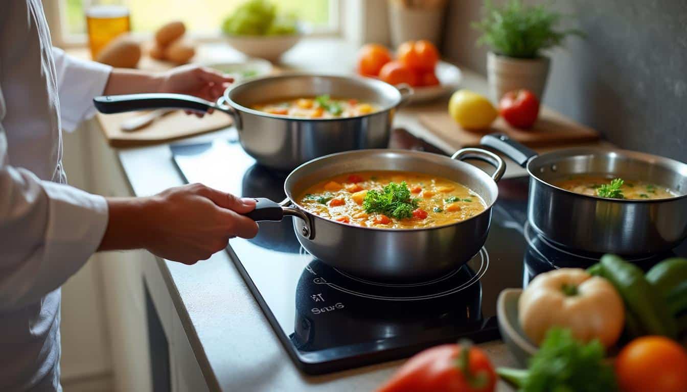 Illustration: Les caractéristiques essentielles d’une casserole pour plaque à induction
