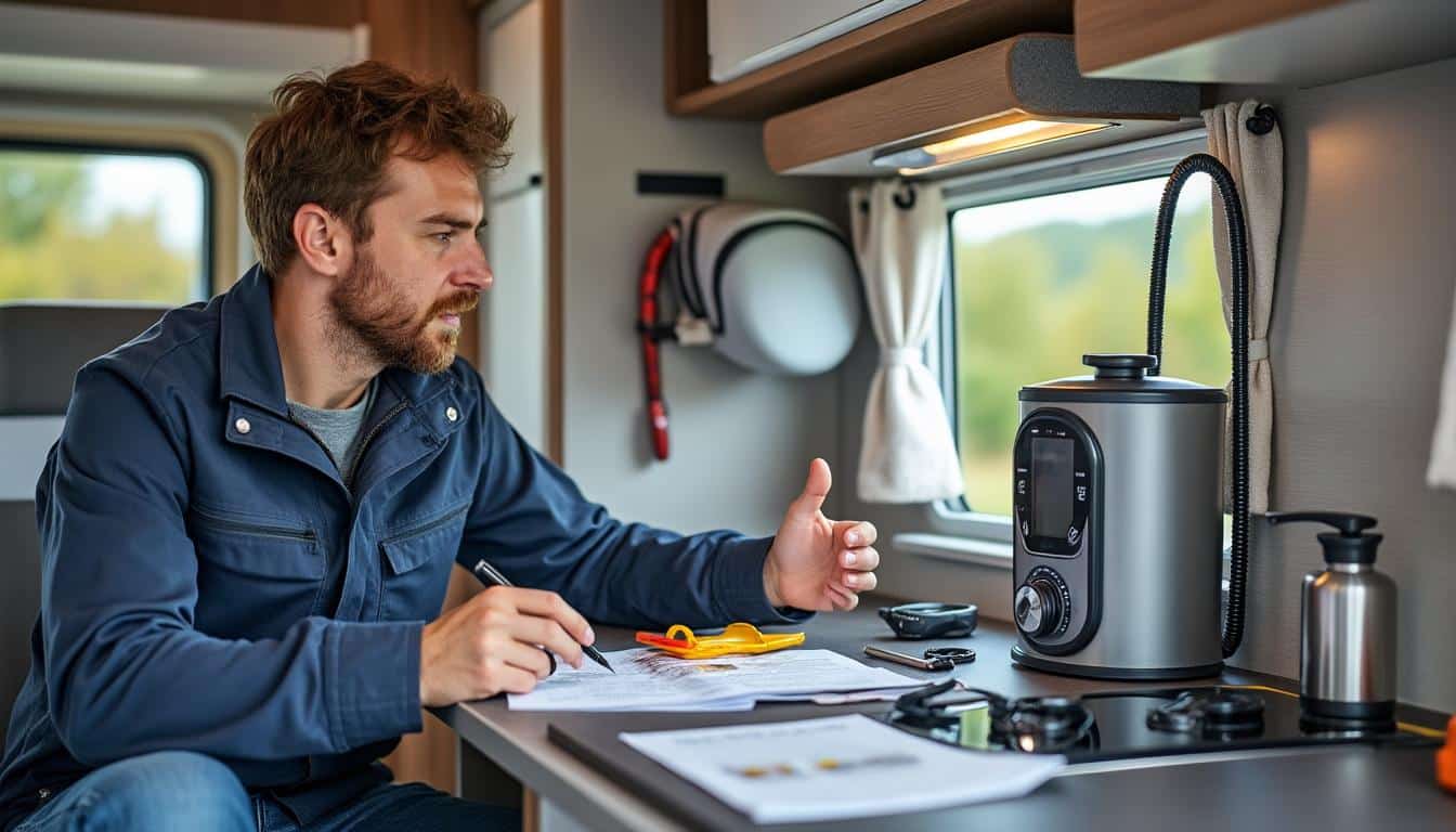 Illustration: Comprendre le fonctionnement du chauffe-eau dans un camping-car