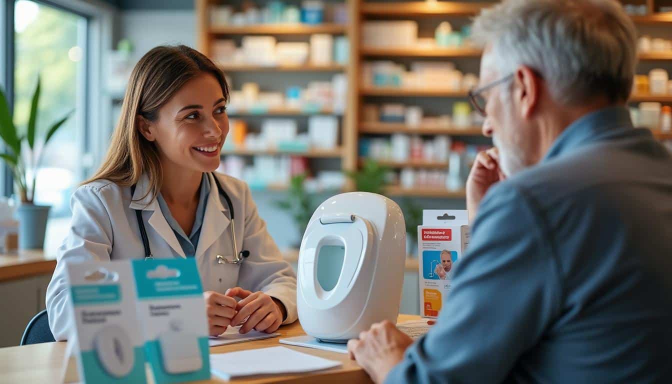 Illustration: Définition et utilité d’un rehausseur de WC pour adulte en pharmacie