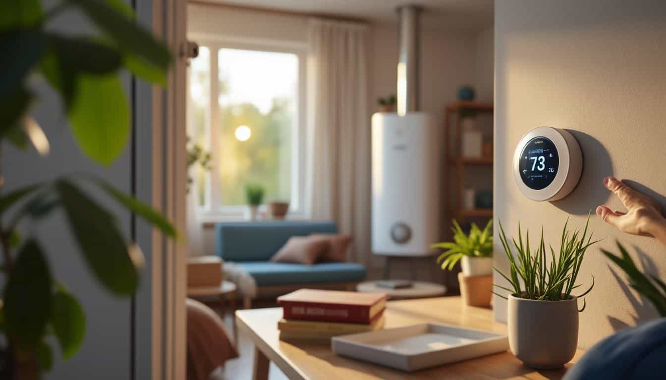 Illustration: Qu’est-ce qu’un thermostat connecté pour chaudière à gaz et comment fonctionne-t-il ?