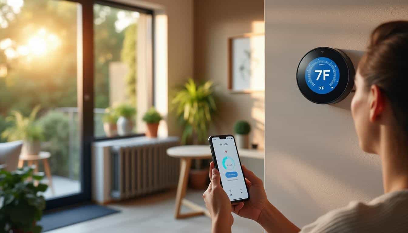 Illustration: Les avantages d’un thermostat connecté sur une chaudière à gaz