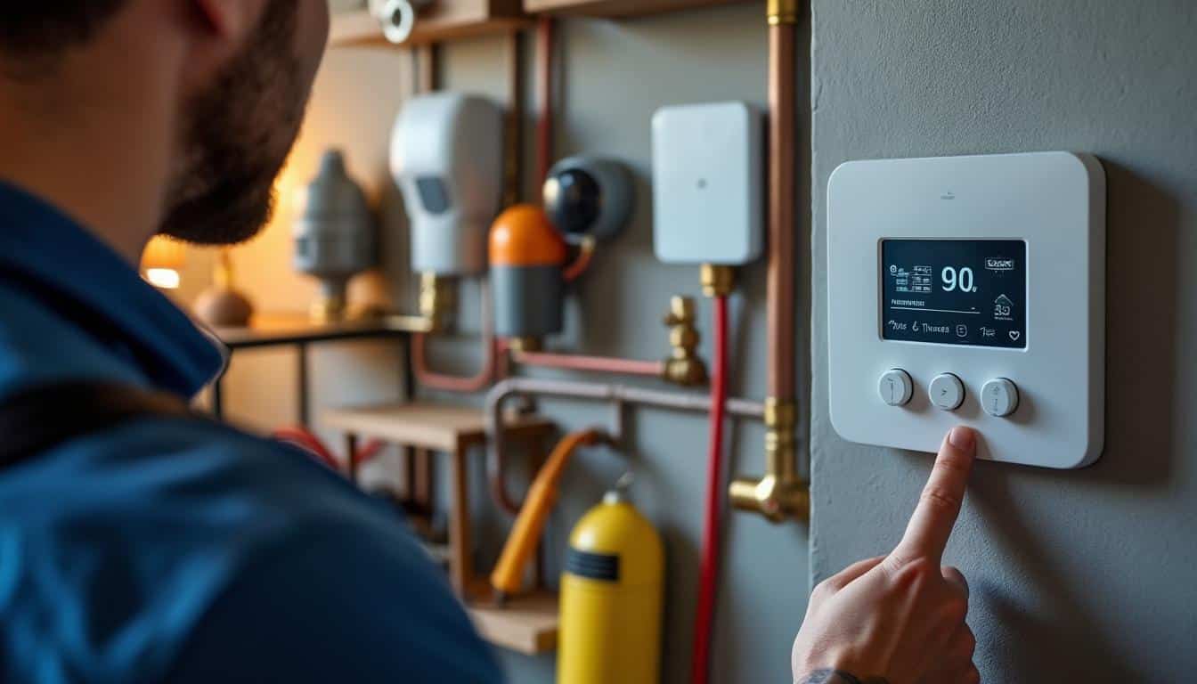 Illustration: Définition et rôle du thermostat pour chaudière au gaz