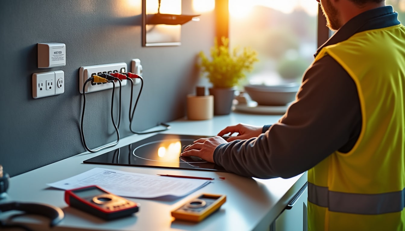 Illustration: Respecter les normes et la sécurité lors du branchement de plaque induction 3 fils