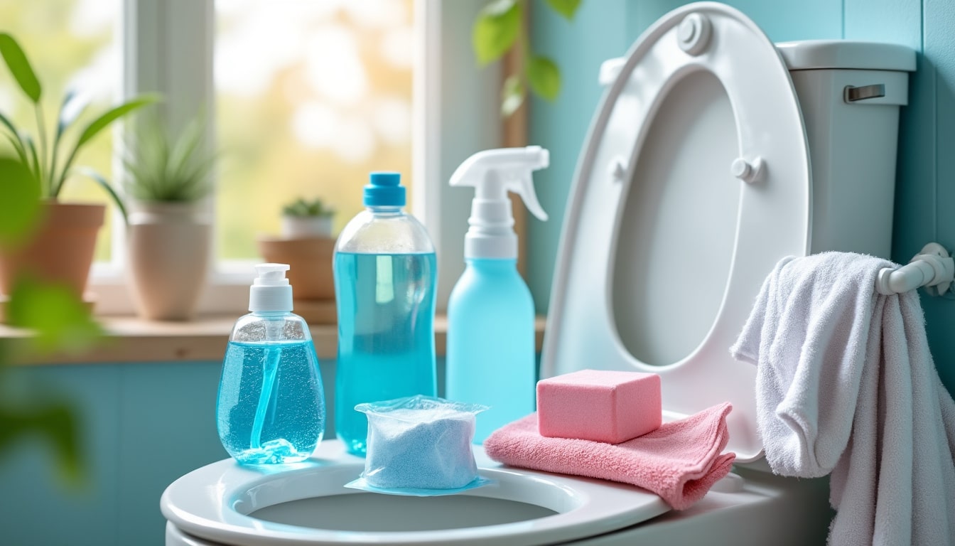 Illustration: Les différents types de nettoyant pour WC et leurs spécificités