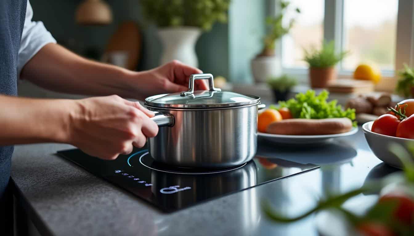 Illustration: Définition et fonctionnement de la plaque à induction et de la casserole adaptée