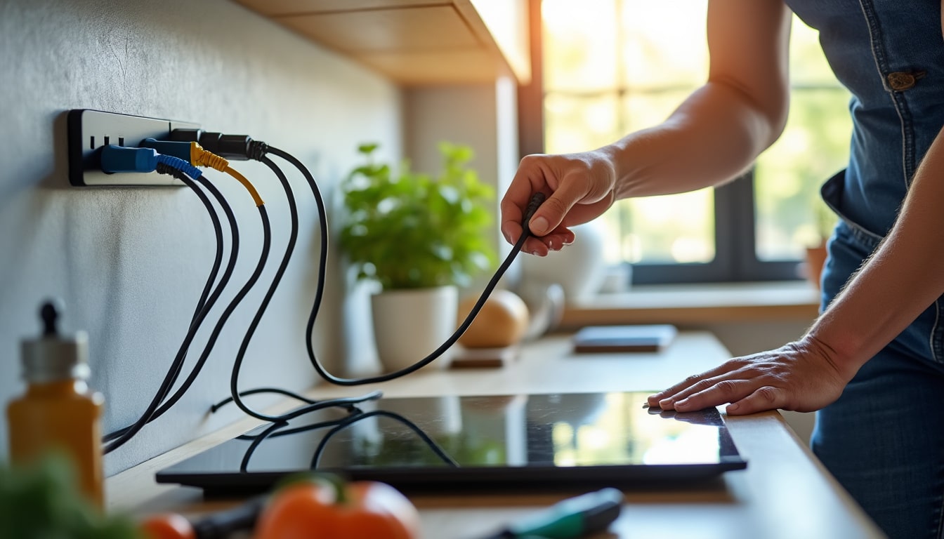 Illustration: Introduction au branchement d’une plaque à induction à 4 fils
