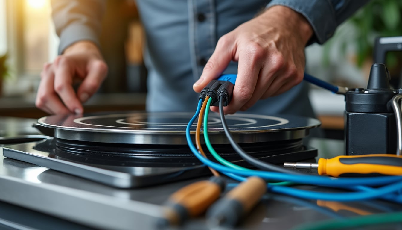 Illustration: Comprendre le fonctionnement électrique d’une plaque à induction à 4 fils