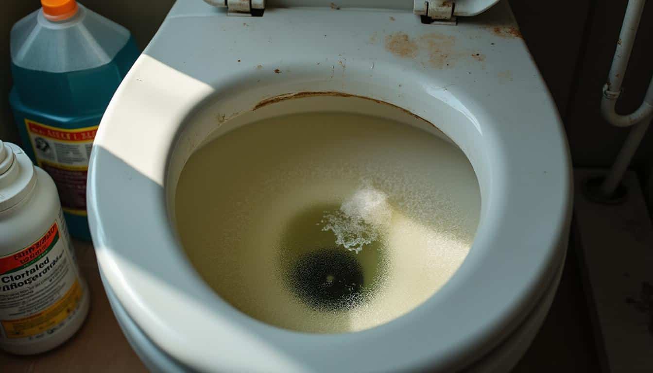 Acide chlorhydrique dans les WC : danger, risques et alternatives