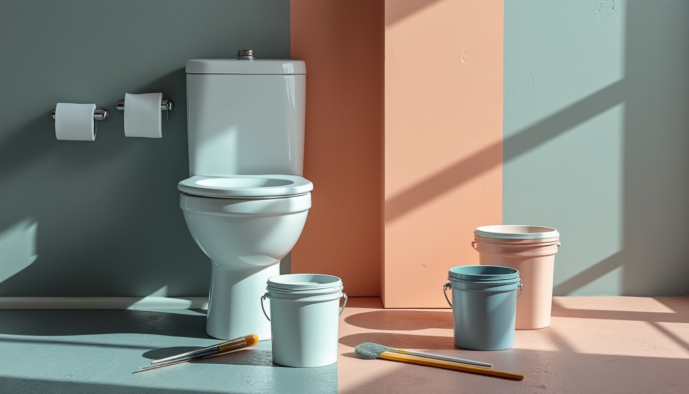 Illustration: Les types de peinture pour l’intérieur des WC et leurs caractéristiques