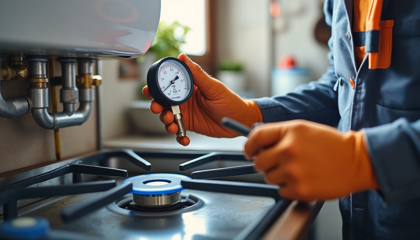 Illustration: Comprendre la pression de la chaudière à gaz et son rôle dans le circuit