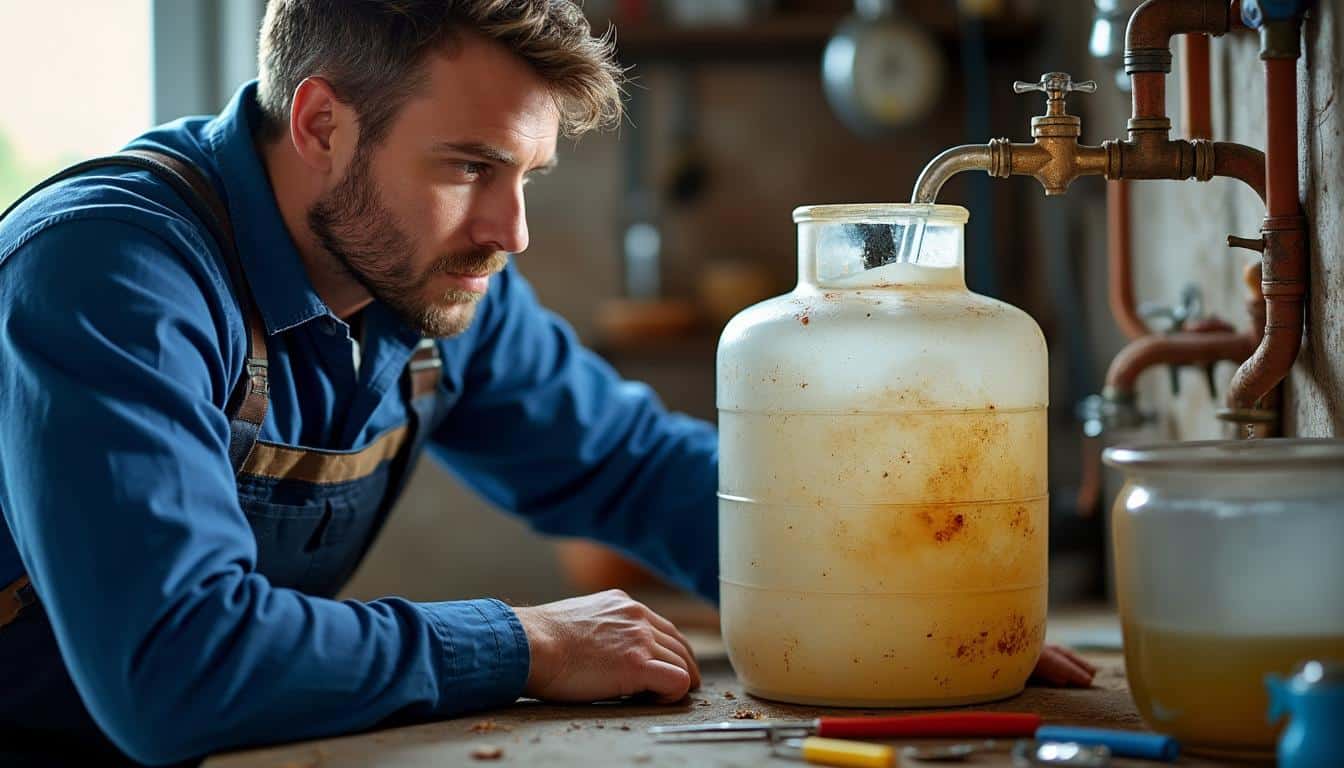 Illustration: Comprendre la pression irrégulière du ballon entartré : symptômes et fonctionnement