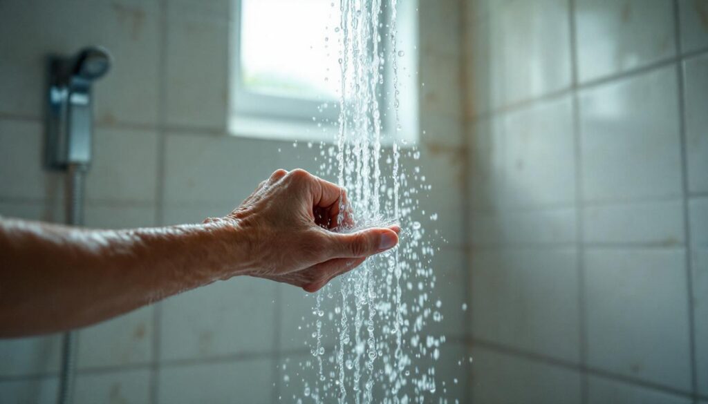 Pression irrégulière de la colonne de douche : défaut, causes et solutions
