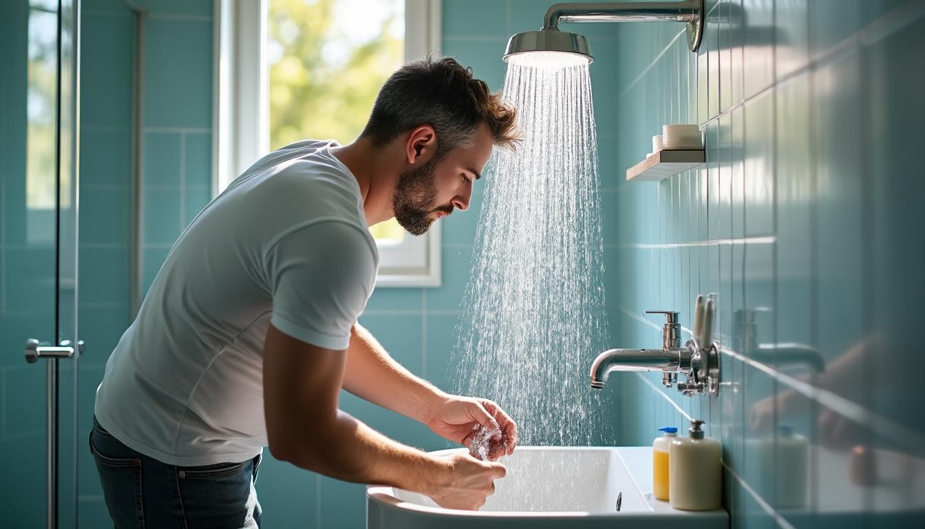 Illustration: D’où viennent les problèmes de pression irrégulière dans la douche et de température instable ? Analyse des causes techniques