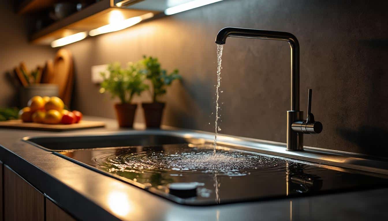 Pression irrégulière du robinet de cuisine le soir : causes et solutions