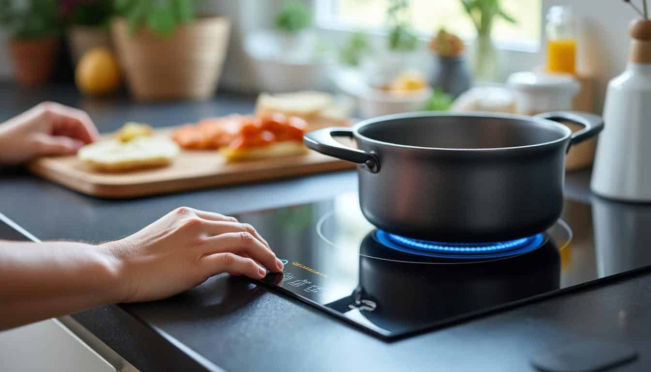 Illustration: Comprendre le fonctionnement du feu doux sur une plaque à induction