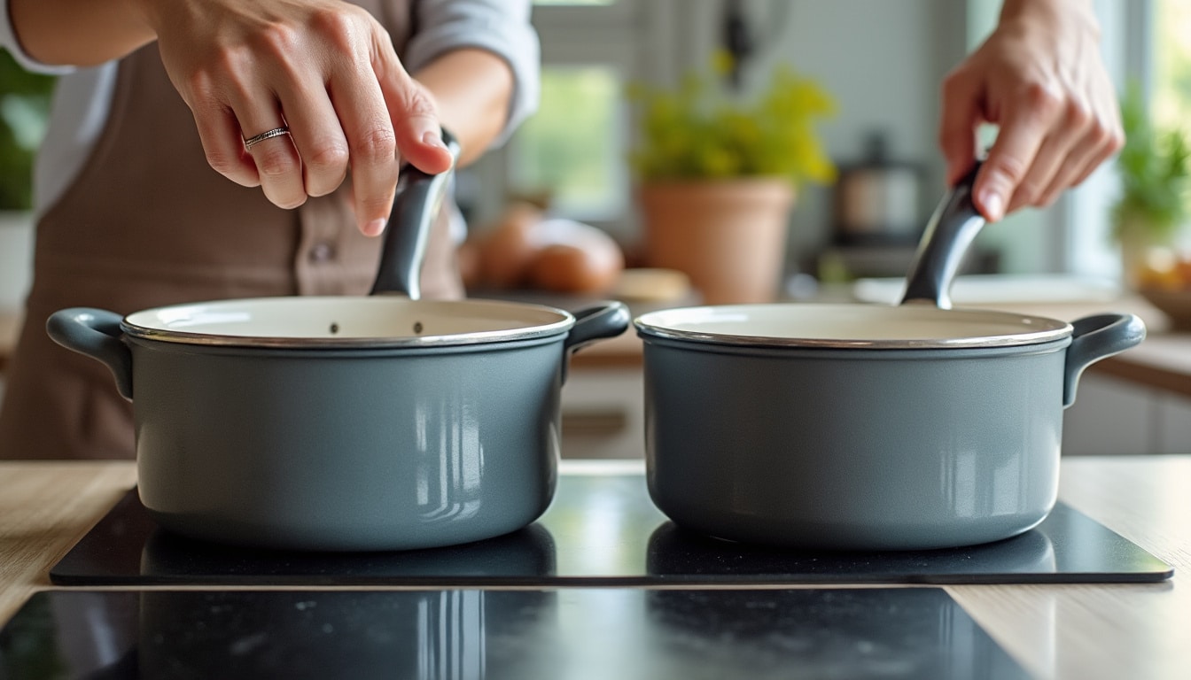 Illustration: Comprendre la différence entre casserole pour induction et casserole pour vitrocéramique