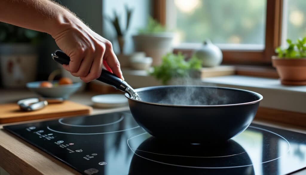 Comment savoir si une poêle est à induction : guide complet