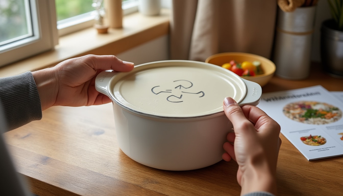 Illustration: Comment déchiffrer les symboles indiquant la compatibilité des casseroles avec le four