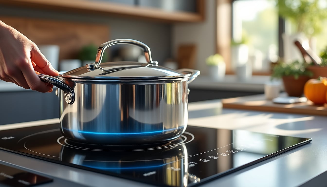 Illustration: Comment identifier le symbole indiquant la compatibilité d’une casserole avec une plaque à induction