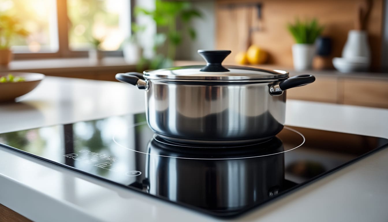 Illustration: Comprendre le sigle présent sur les casseroles compatibles avec l’induction