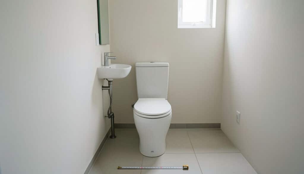 Dimensions standard des toilettes et espace à prévoir