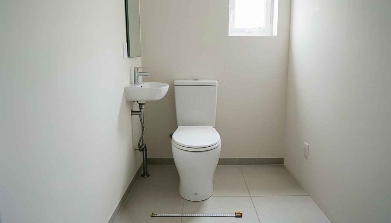 Dimensions standard des toilettes et espace à prévoir