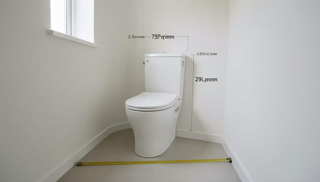 Dimensions des toilettes et mesures à prévoir pour vos WC