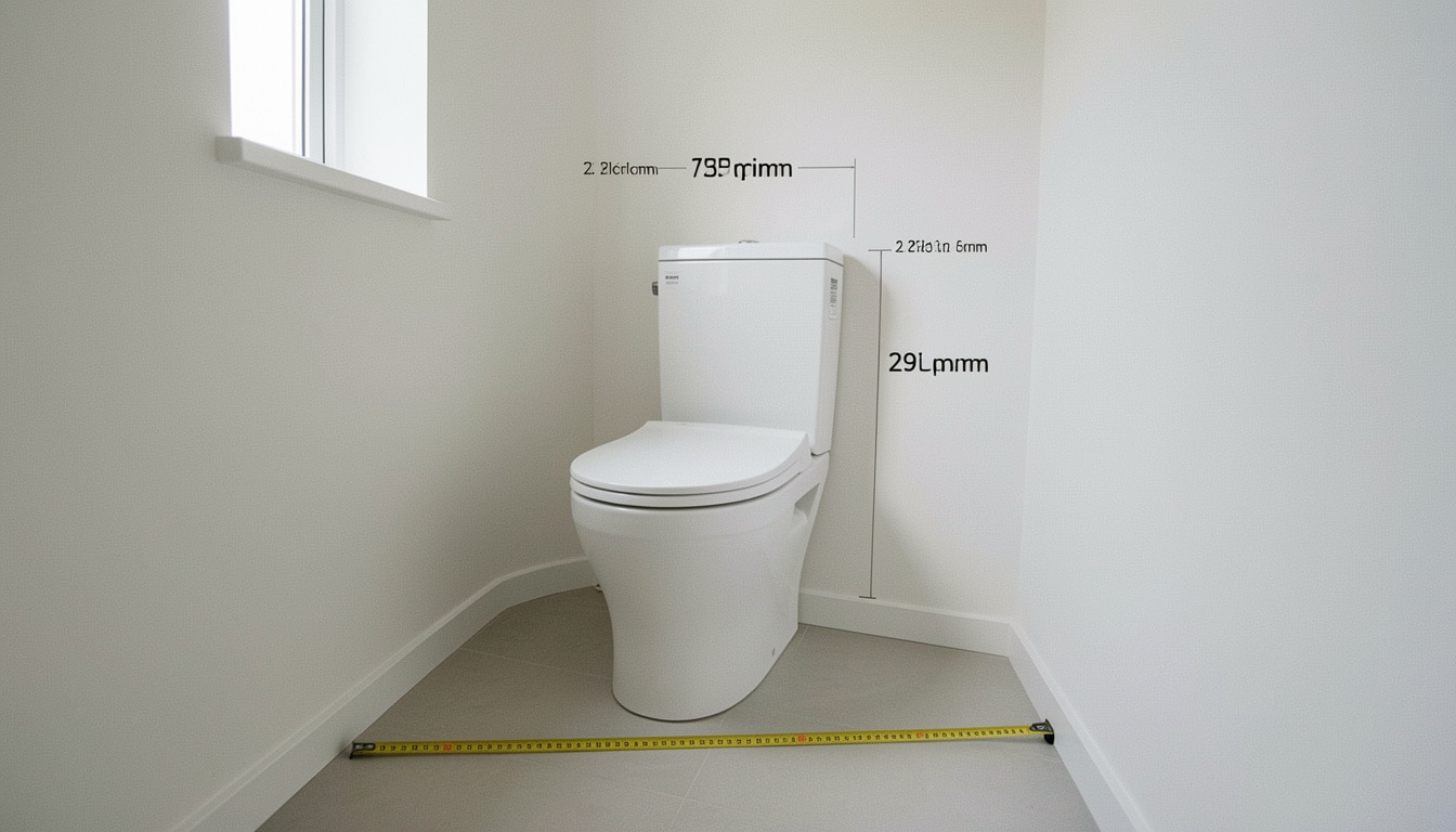 Dimensions des toilettes et mesures à prévoir pour vos WC