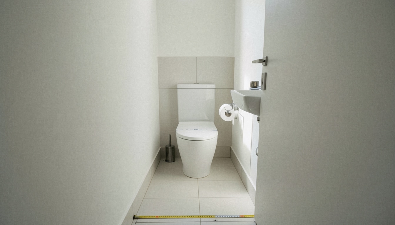 Quelle largeur minimale prévoir pour des toilettes ?