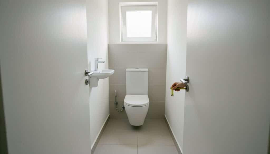 Quelle largeur minimale prévoir pour des WC ?