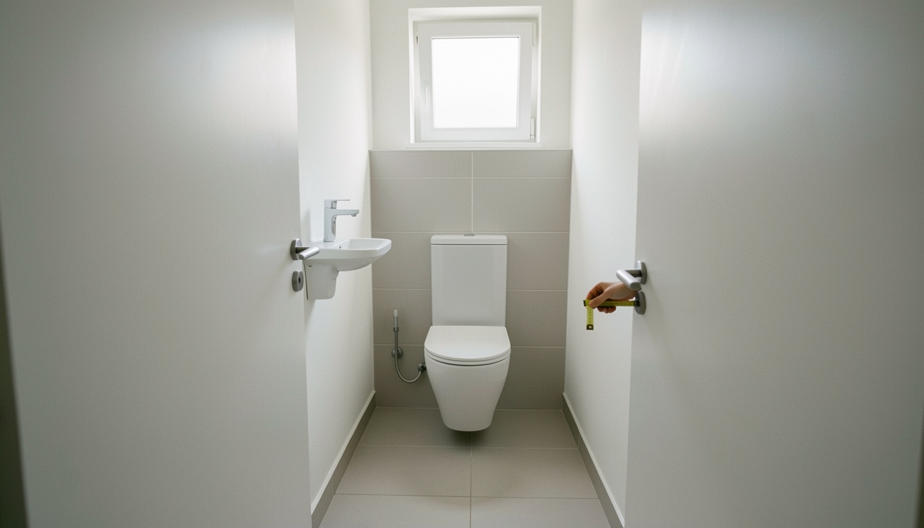 Quelle largeur minimale prévoir pour des WC ?