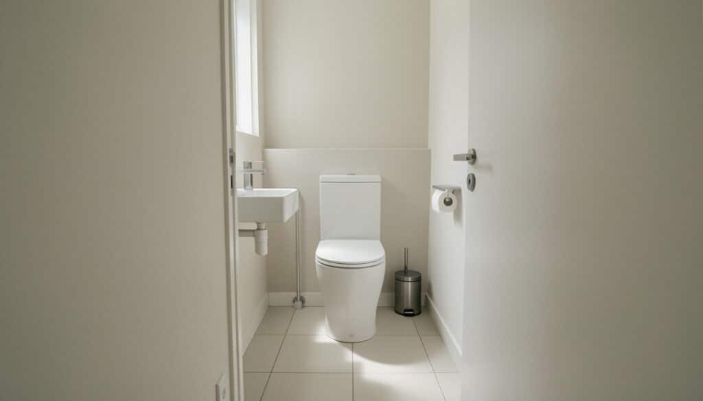 Dimensions des toilettes : surface et distances idéales