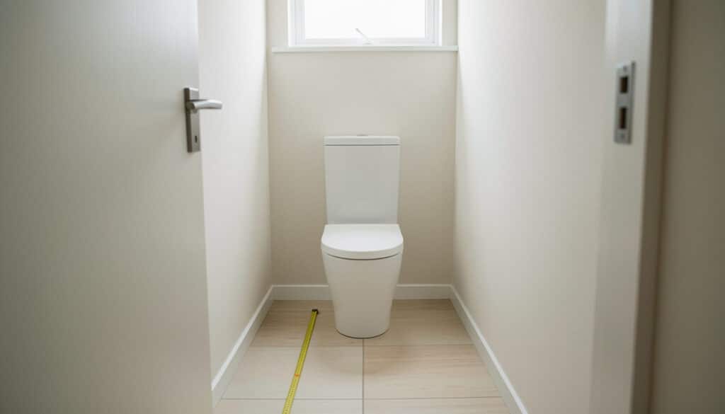 Quelle largeur prévoir pour des WC confortables ?