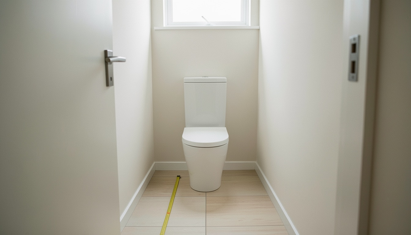 Quelle largeur prévoir pour des WC confortables ?