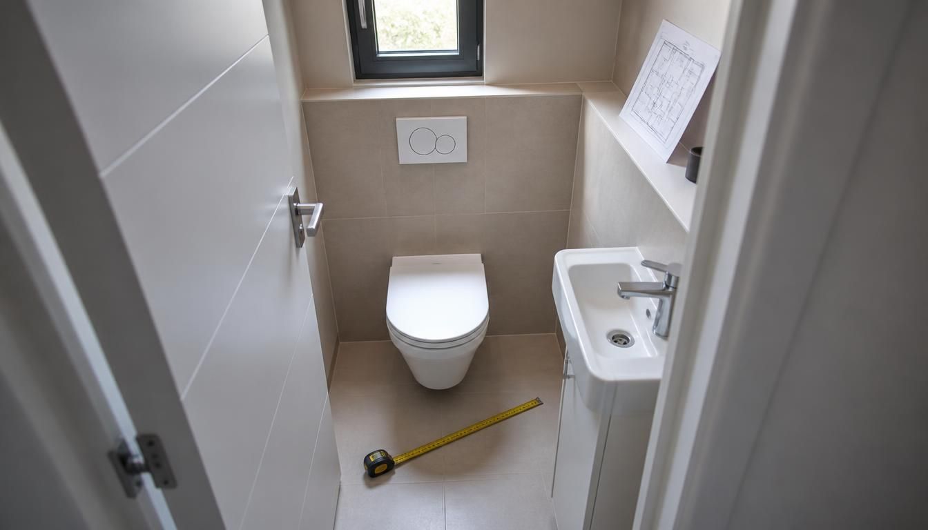 Dimensions minimales d’un WC : mesures et dégagements